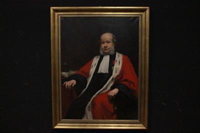 Quadro olio su tela ritratto firmato E. Genty del XIX secolo