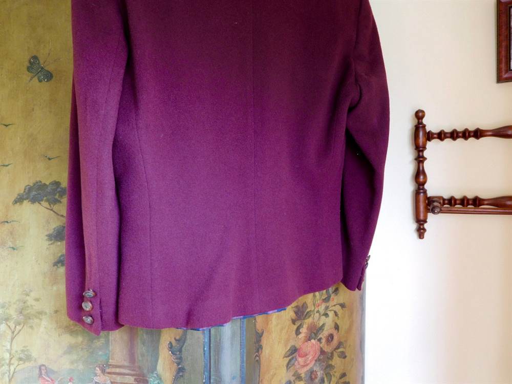 Foto 2Giacca donna BLUES CLUB, made in Italy, taglia 44, colore rosso bordeau