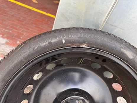 Ruotino per Mercedes Continental T145-60 R20