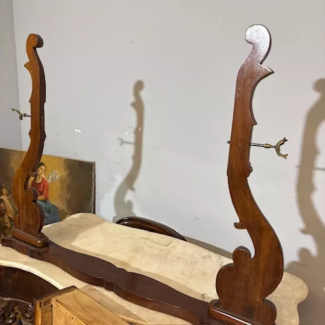 Antica splendida Console toilette Napoli metà 800 - Foto 4