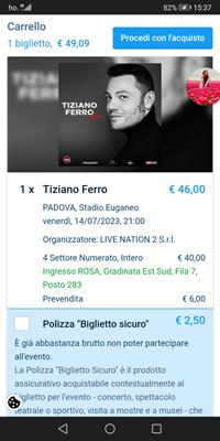 Tiziano Ferro Padova 14/07