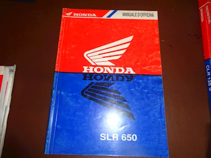 SLR650 Manuale Officina X Manutenzione Moto Honda