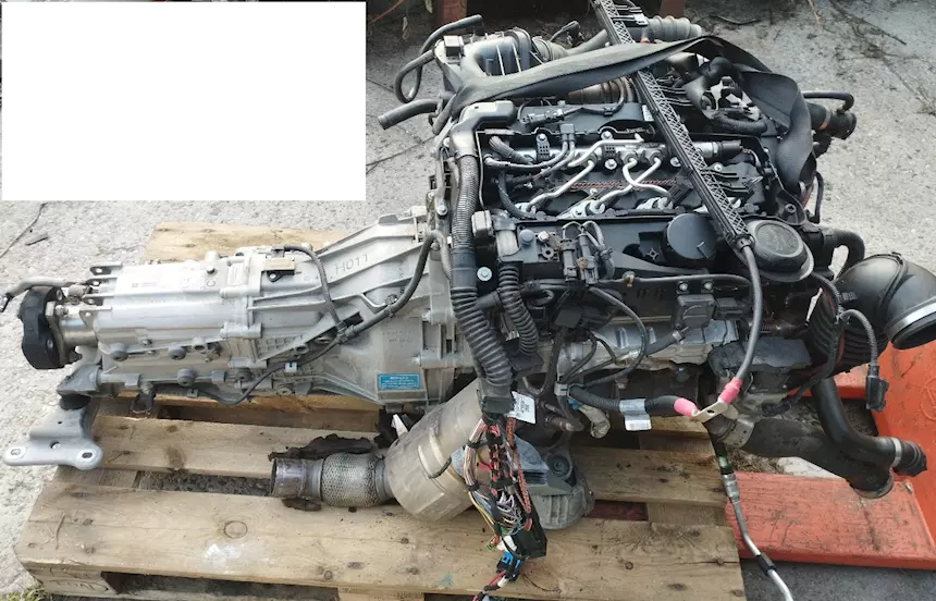 Motore BMW 320d E90/E91 N47D20C 130 kW km 105000, cambio manuale