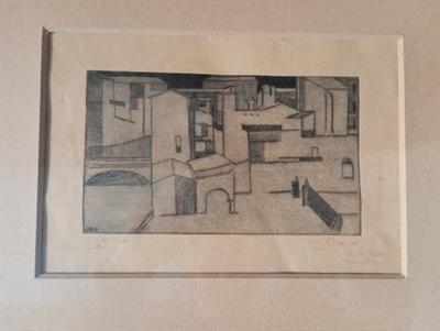 Litografia di Neri Pozza anni '50