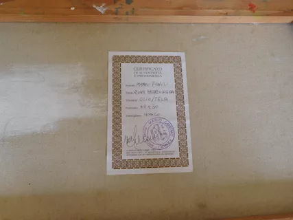 Quadro Olio su Tela di Mario Cosimo Fanuli - Foto 2