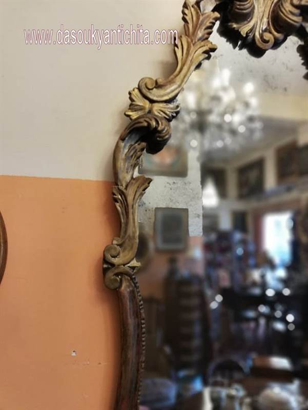 Antico specchio stile Barocco anni 50, in buone condizioni - Foto 4