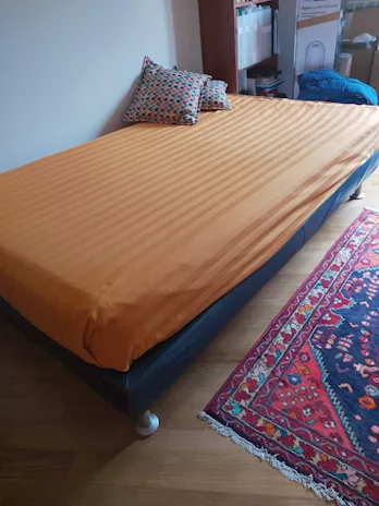 Letto Flou una piazza e mezza senza testiera