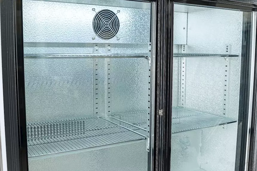 Vetrinetta frigo da banco/retrobanco 900x520x900, colore nero, in ottime condizioni - Foto 5