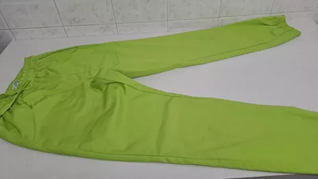 Pantaloni ragazzo verdi fluorescenti
