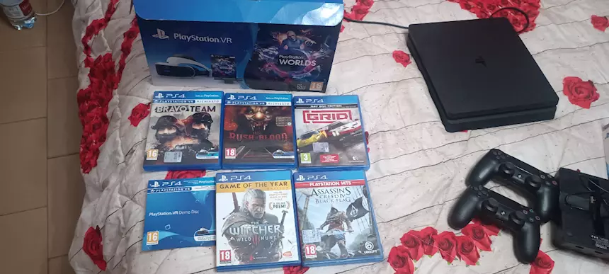Ps4 Slim 1TB + VR completo