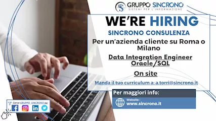 Data Integration Engineer Oracle/SQL