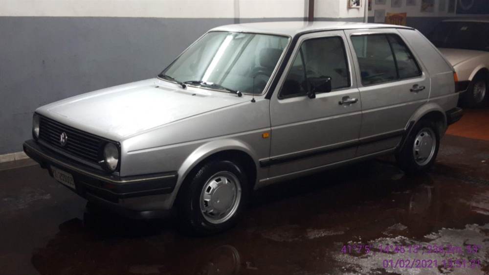 Golf 2a Serie 1300 GL 5 P targa oro ASI