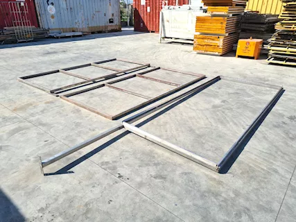 3 telai in acciaio inox usati