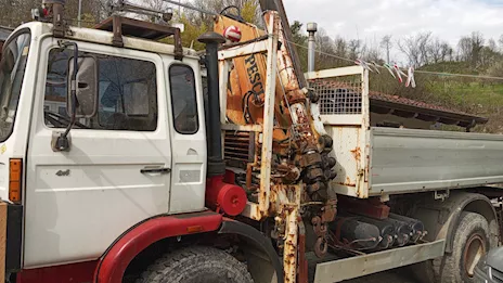 Macchina operatrice Man meccanica 4x4 con gru