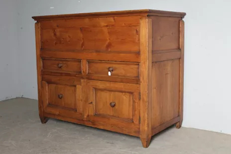 Antica madia panaria senese epoca XIX sec. dispensa restaurata