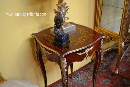 Tavolino gueridon stile Napoleone III da centro