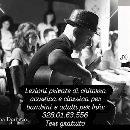 Lezioni private di chitarra acustica e classica