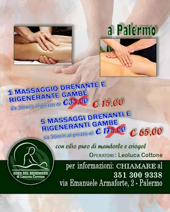 Massaggi promo estate
