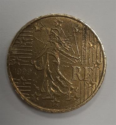 Moneta rara da 10 Centesimi, 1999, Francia