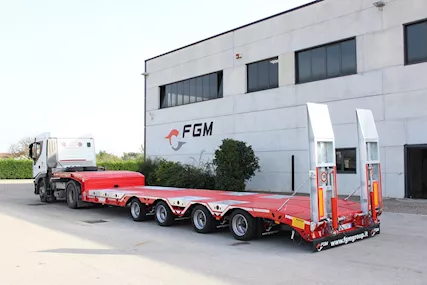 Carrellone Semirimorchio DA COSTRUIRE FGM 4 assi pneumatico