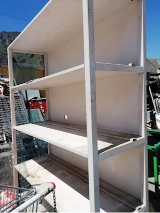 Corner scaffale in legno 1959