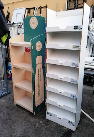 Espositore inclinato bianco 8626