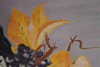 Quadro olio su tela natura morta, firmato Josy - Foto 5