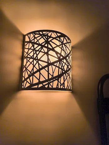 Due lampade da parete