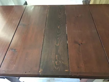 Tavolo da pranzo in legno noce - allungabile - Foto 5