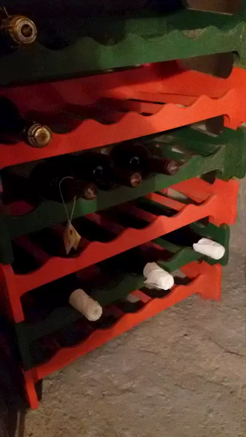 Porta bottiglie, colore verde