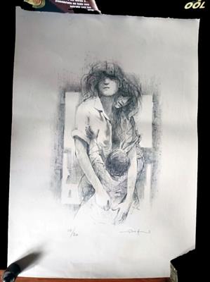 Due Litografie di M. Bogani