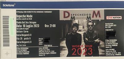 2 Biglietti Dei Depeche
