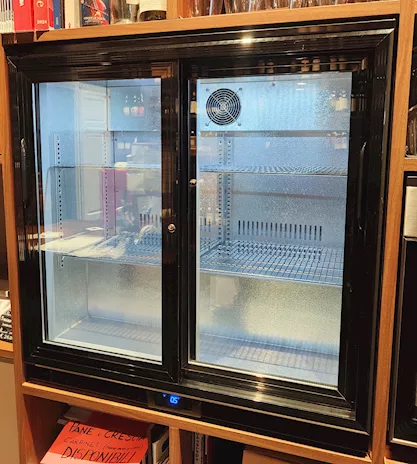 Vetrinetta frigo da banco/retrobanco 900x520x900, colore nero, in ottime condizioni - Anteprima 1