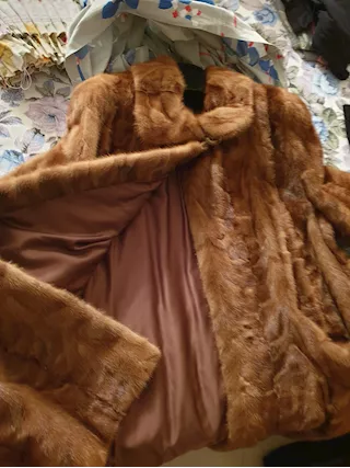 Pelliccia visone autentico