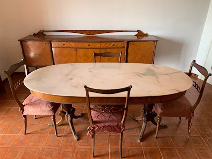 Sala da pranzo vintage anni ‘60