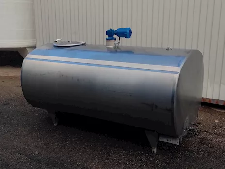 Serbatoio isotermico Alfa Laval inox 1.500 litri agitatore