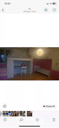 Cameretta ponte due letto