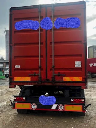 Rimorchio porta casse marca kogel