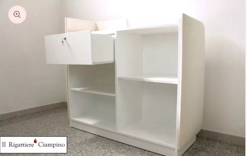 Bancone reception, in legno
