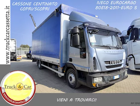 Iveco Eurocargo 80E18 - 2011 - cassone centinato Euro 5