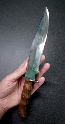Coltello artigianale da caccia Bowie