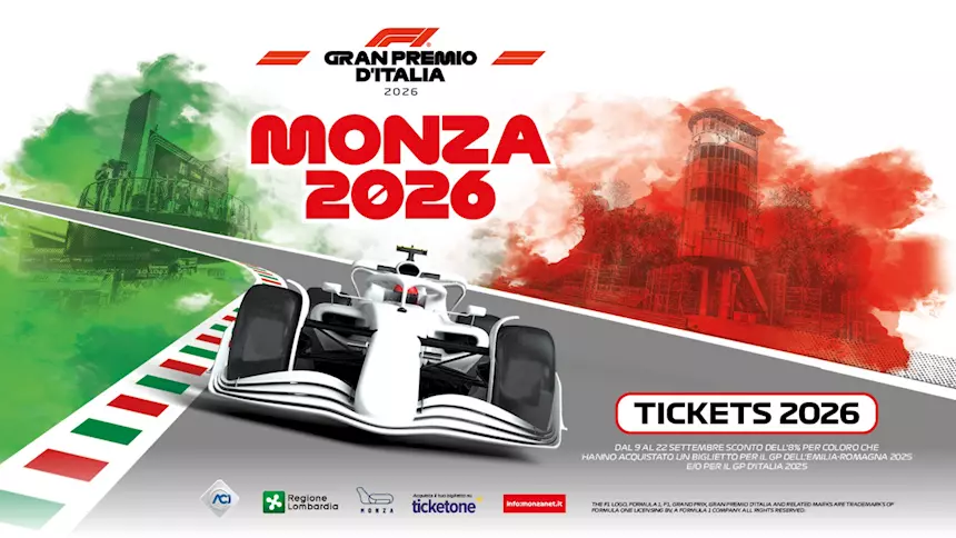 Biglietti per weekend del GP F1 Monza 2026