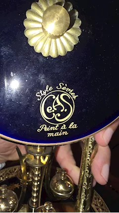 Orologio da tavola C.E.A.S stile Sevres - Foto 4