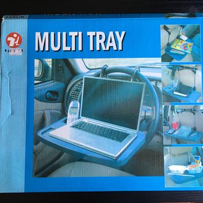 Multitray-tavola in plastica agganciabile