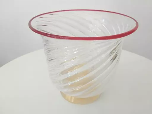 Elegante vaso Seguso, Murano, anni 1970