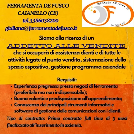 Addetto alle Vendite