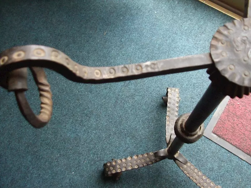 Bacile in rame con supporto in ferro - Foto 9