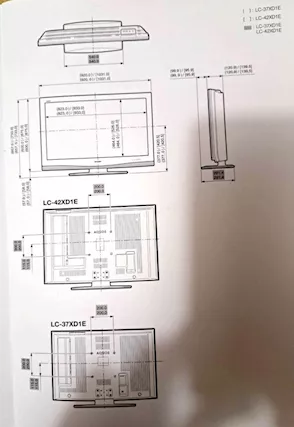 TV LCD 37 SHARP AQUOS - Anteprima 3