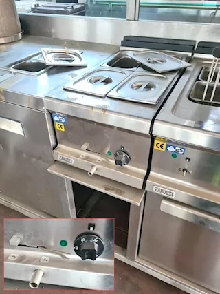 Blocco cucina per primi da sagra usato - Foto 6
