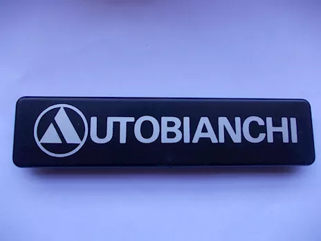 Scritta posteriore Autobianchi A112 6/7 serie